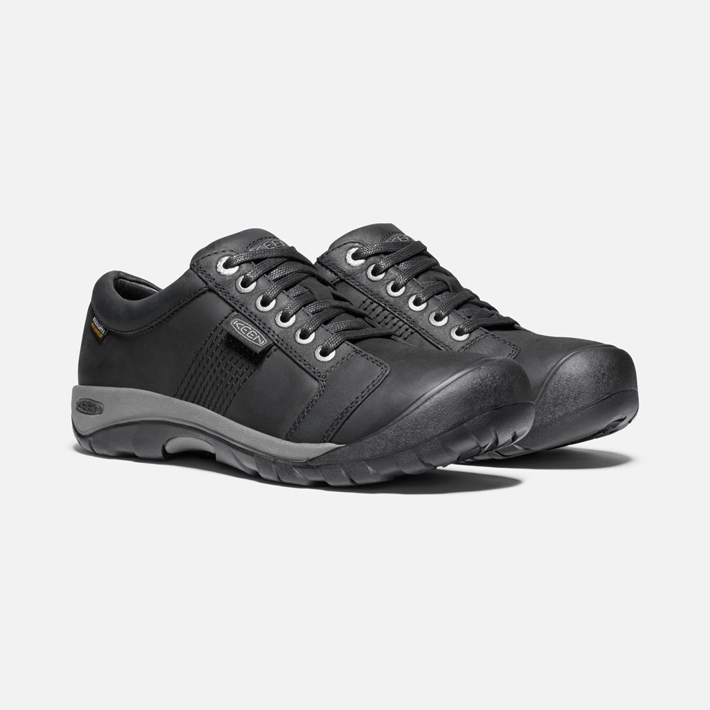 Baskets Keen Homme Noir | Austin Waterproof | USDCQ-2549